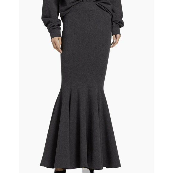 Norma Kamali Jersey Fishtail Maxi Pull On Skirt Size Small NWT - Picture 2 of 9